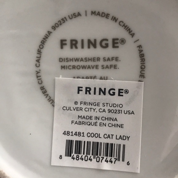 NWT Fringe Studio "COOL CAT LADY" cup - Picture 6 of 6